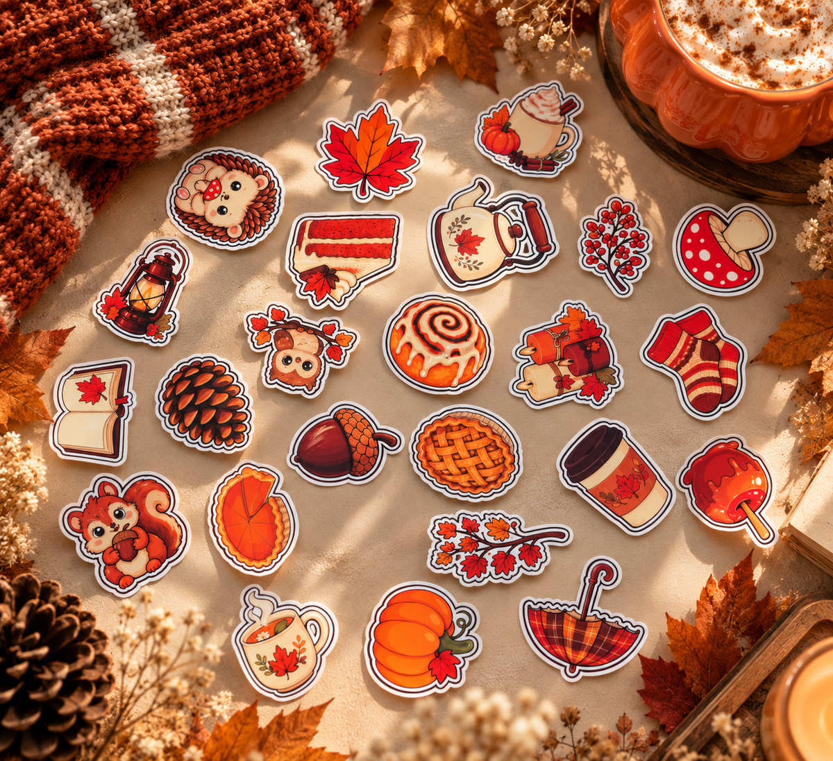Cozy Autumn Stickers